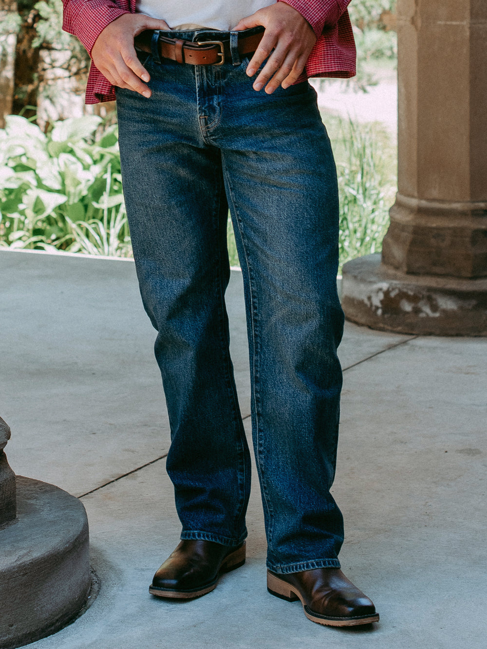 TAINTED BOOT CUT JEAN - DARK WASH
