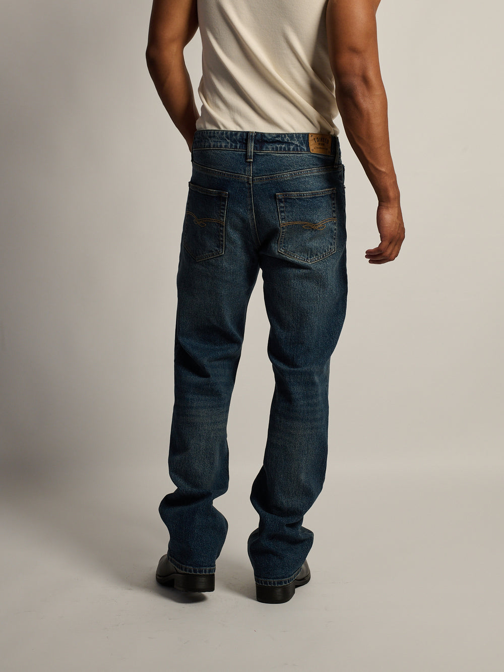TAINTED BOOT CUT JEAN - DARK WASH