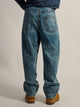 TAINTED TAINTED BAGGY BARREL CARPENTER JEAN - DISTRESSED BLUE - Boathouse