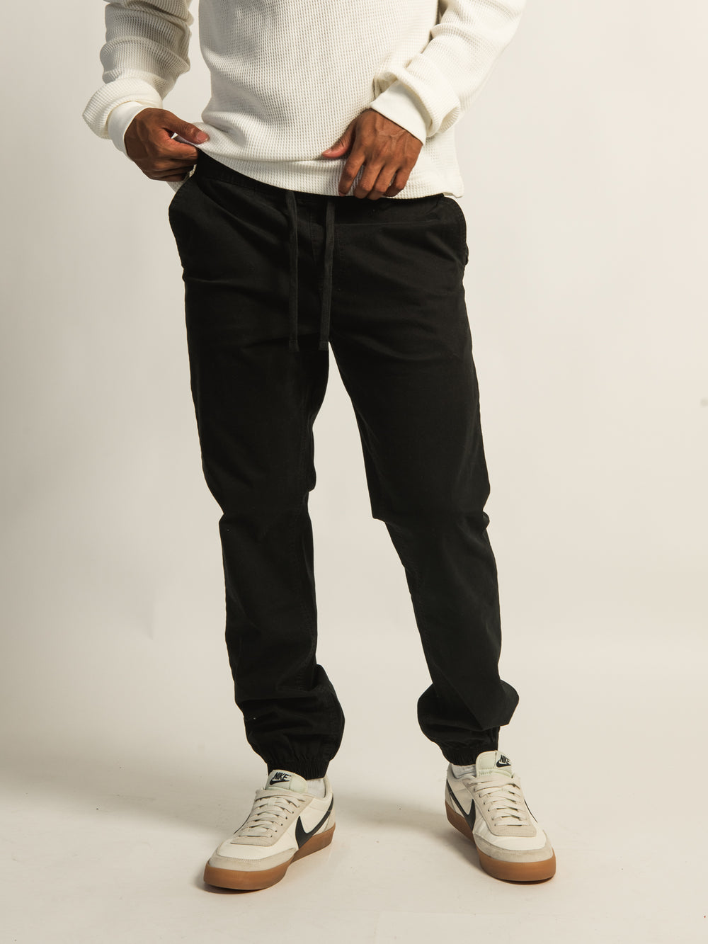 JOGGER ÉTROIT TAINTED - NOIR