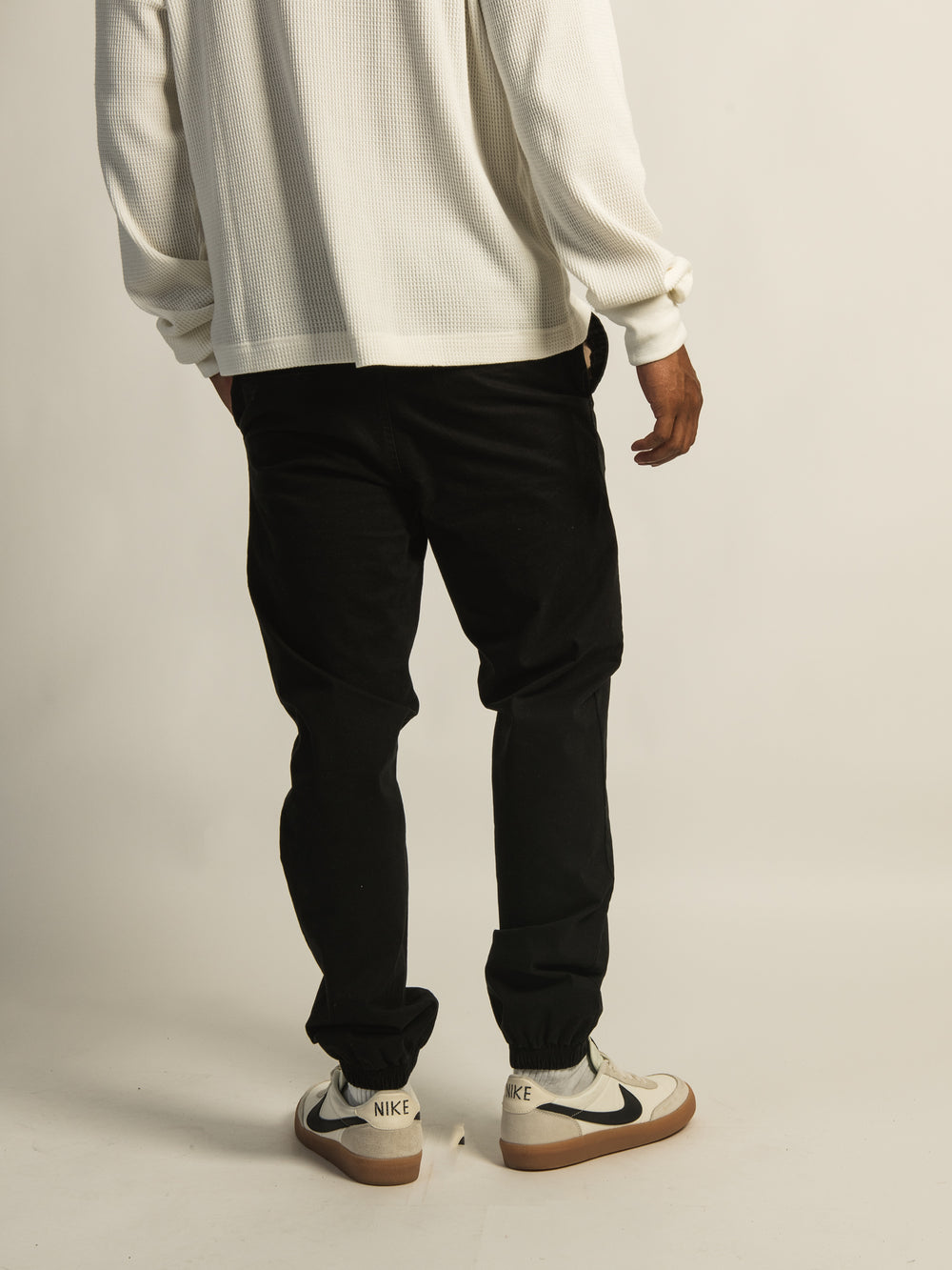 JOGGER ÉTROIT TAINTED - NOIR