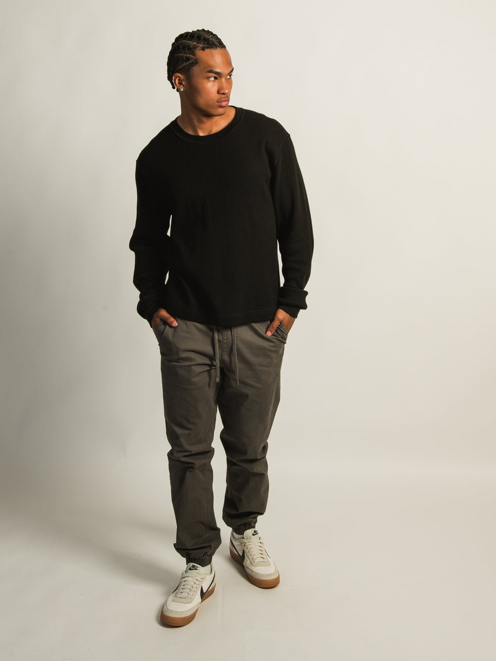 JOGGER ÉTROIT TAINTED - CHARCOAL