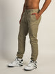 JOGGER ÉTROIT TAINTED - KHAKI