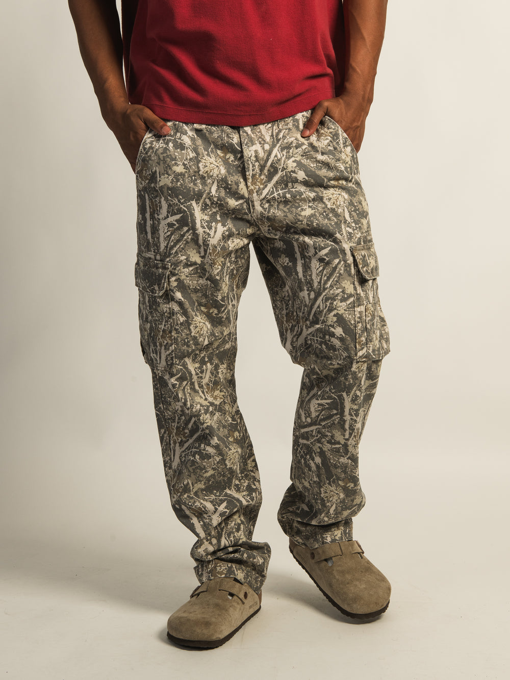 PANTALON CARGO TAINTED 90S UTILITY- CAMO