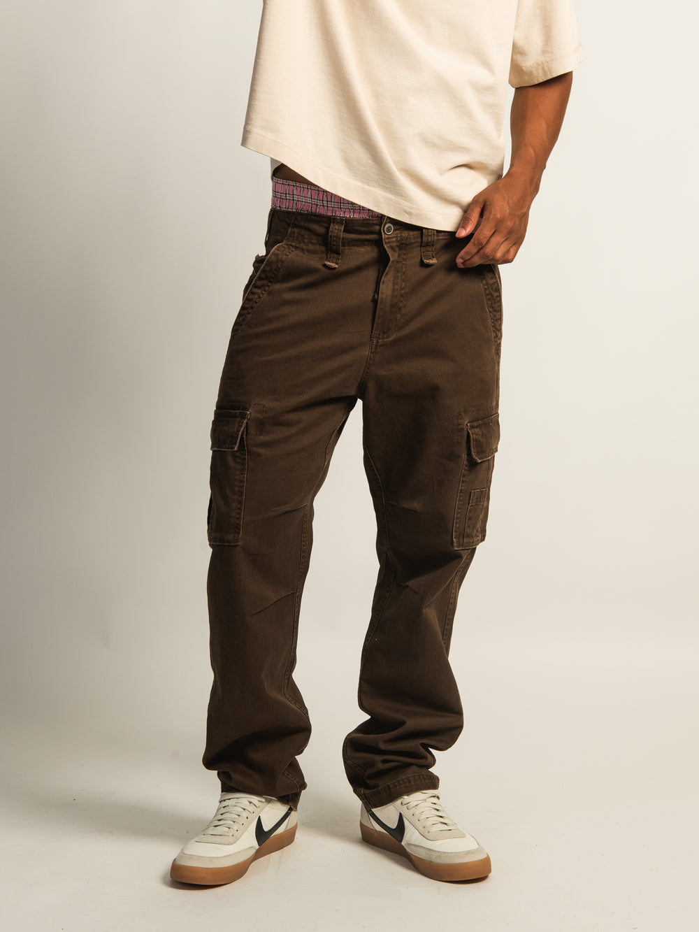 PANTALON CARGO TAINTED 90S UTILITY- ROOT