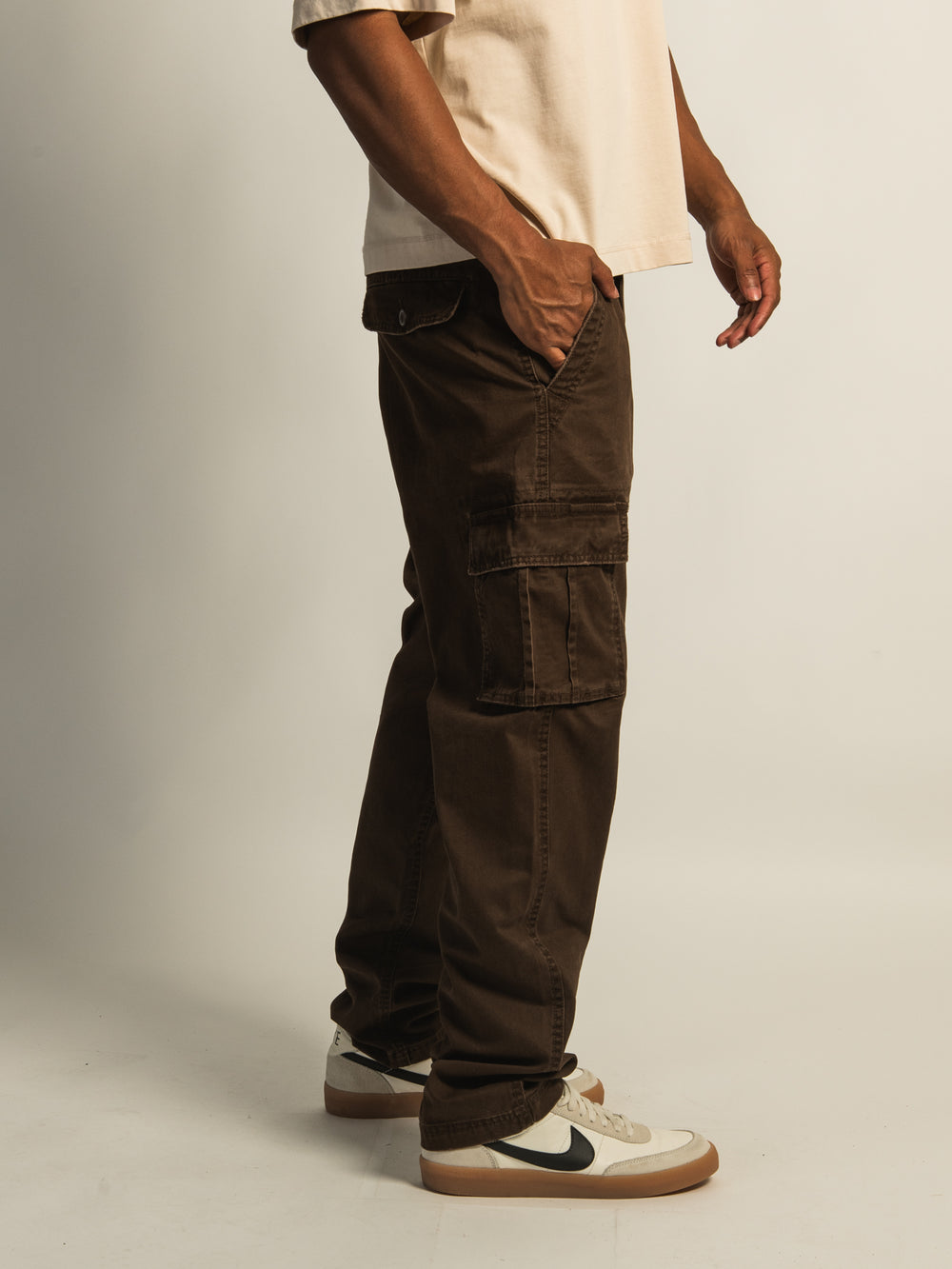 PANTALON CARGO TAINTED 90S UTILITY- ROOT