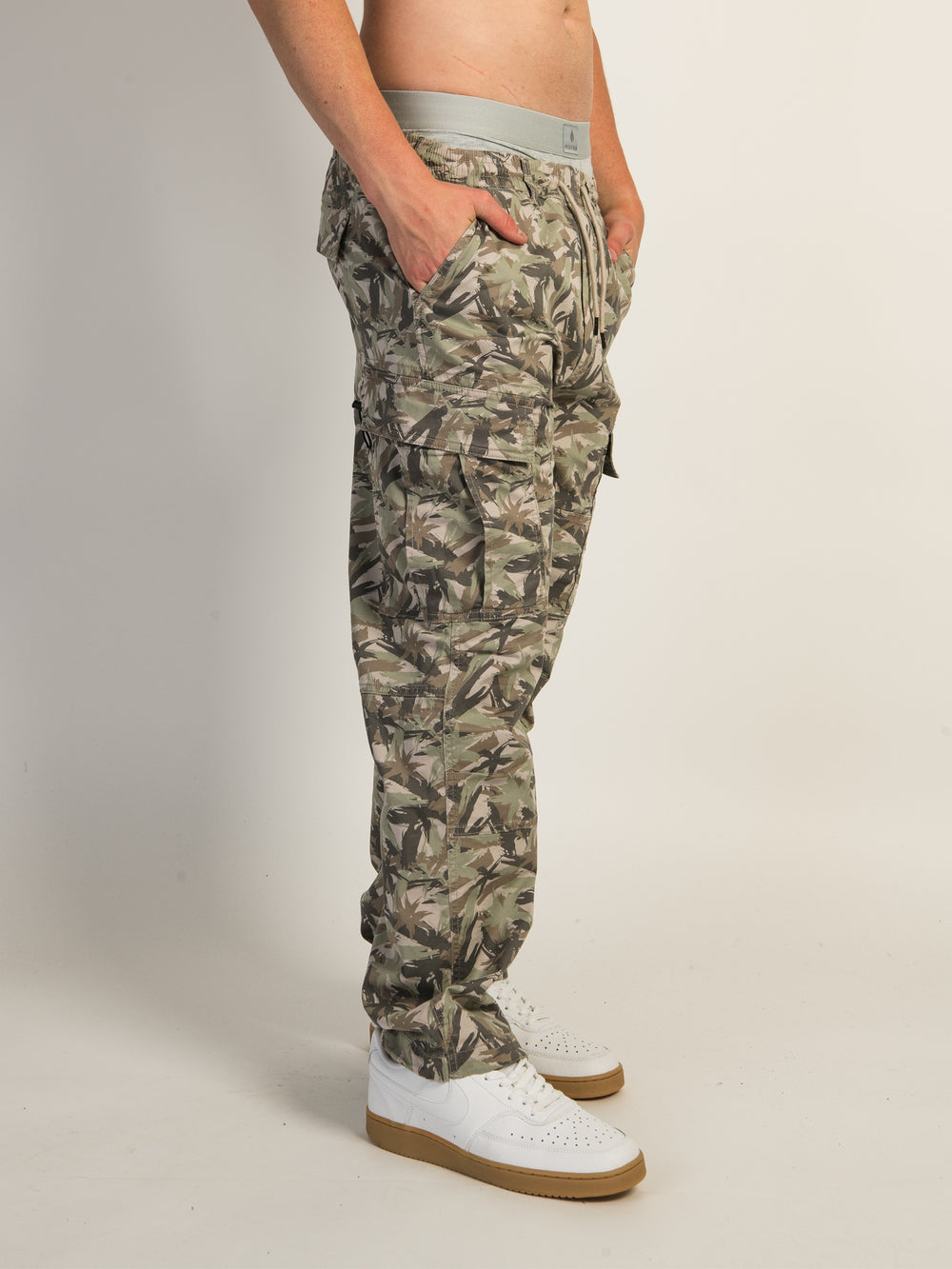 TAINTED RELAXED LIGHTWEIGHT CARGO - CAMOUFLAGE