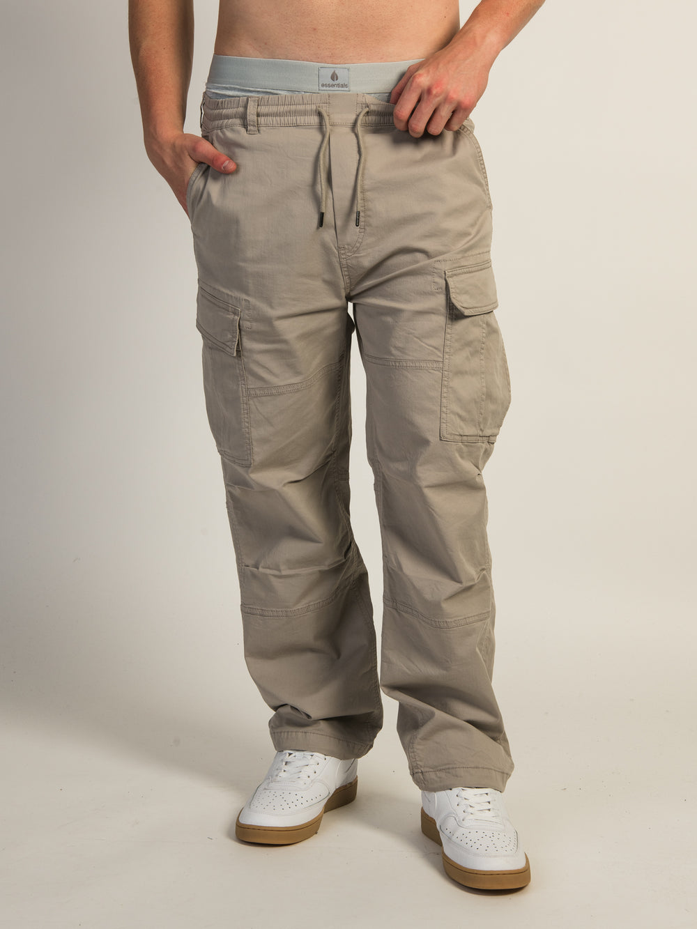 TAINTED RELAXED LIGHTWEIGHT CARGO - TAUPE