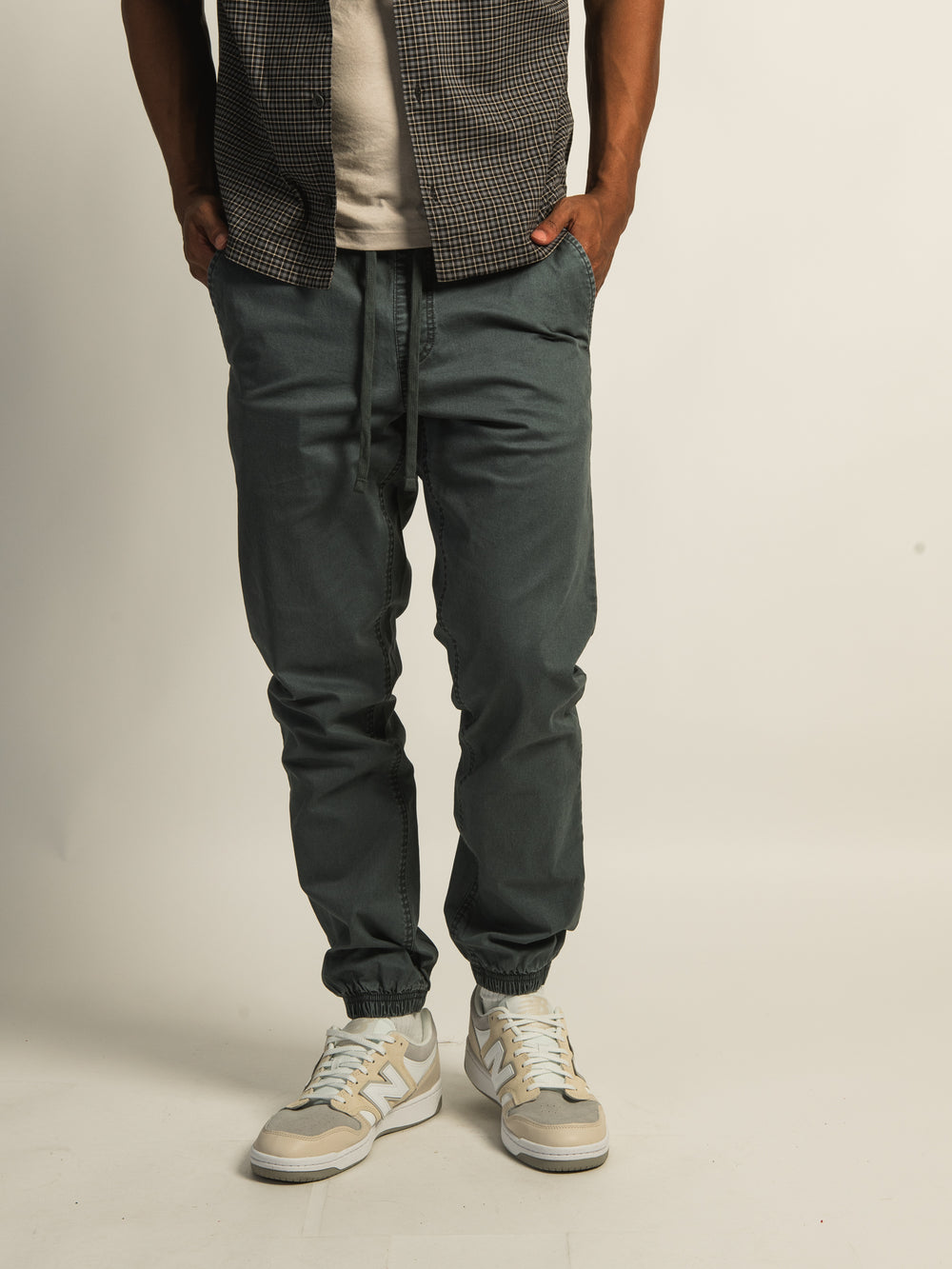 JOGGER TAINTED SLIM - BLEU