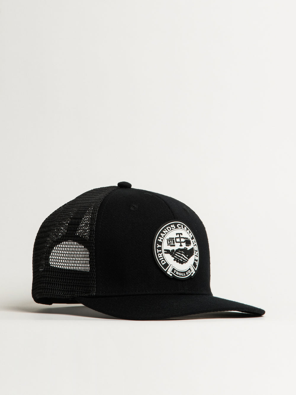 CASQUETTE TROLL CO. HAGGLER CURVED BRIM - NOIR
