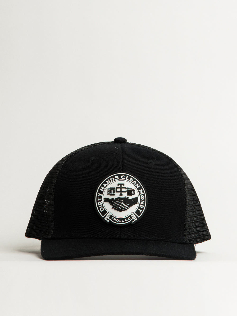 CASQUETTE TROLL CO. HAGGLER CURVED BRIM - NOIR