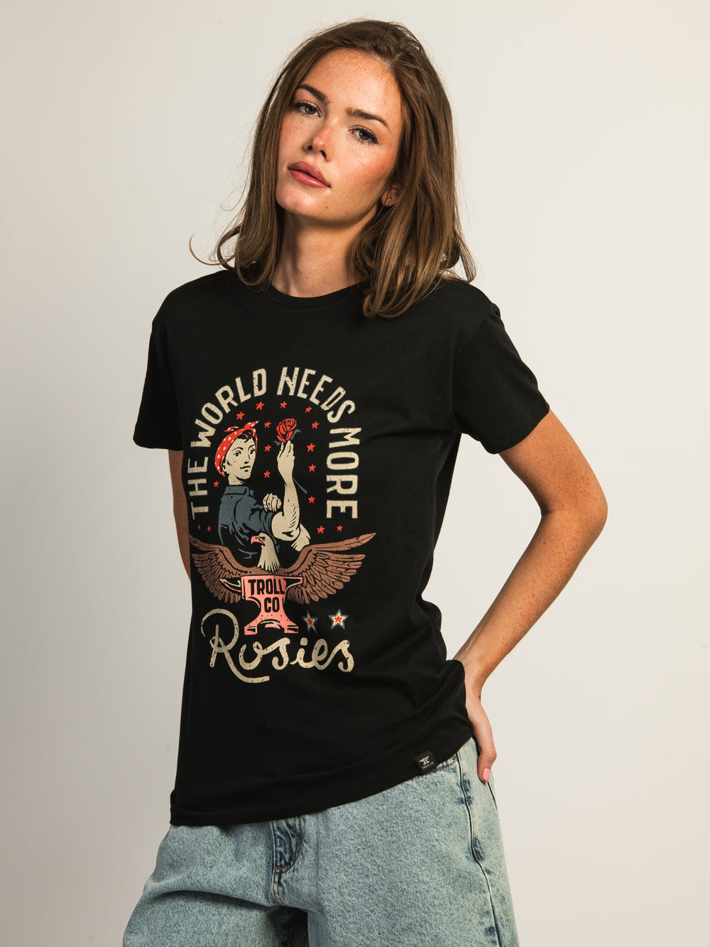 TROLL CO. ROSIE T-SHIRT - BLACK
