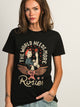 TROLL CO. TROLL CO. ROSIE T-SHIRT - BLACK - Boathouse