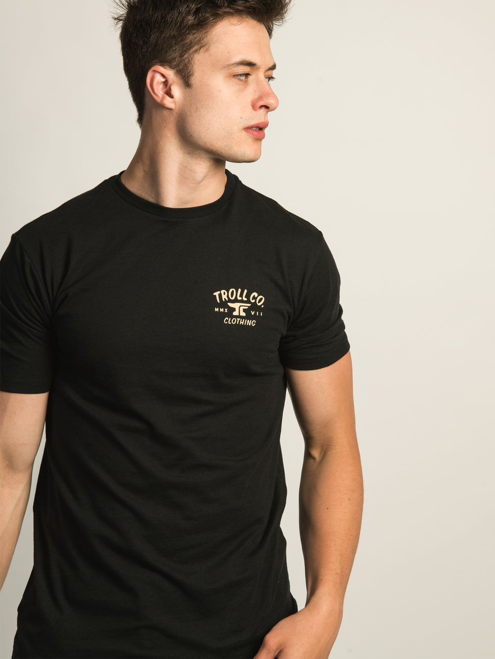 TROLL CO. NEEDLE UP HAMMER DOWN T-SHIRT