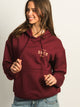 TROLL CO. TROLL CO. JUNO PULL OVER HOODIE - PORT - Boathouse