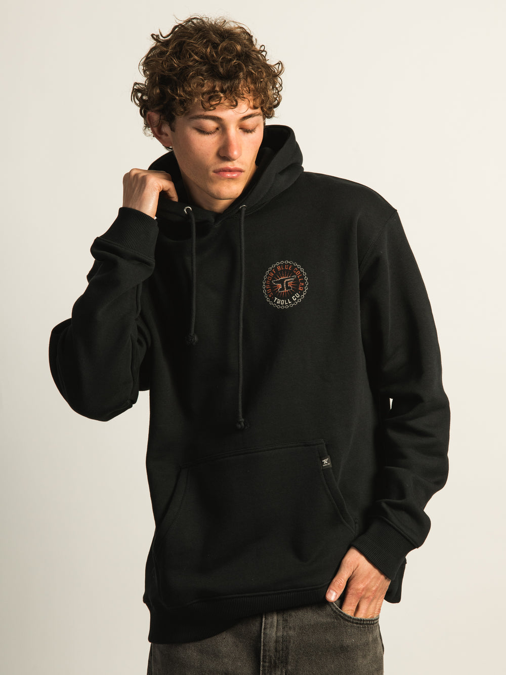 TROLL CO. CHAIN SUPPORT 2.0 PULL OVER HOODIE