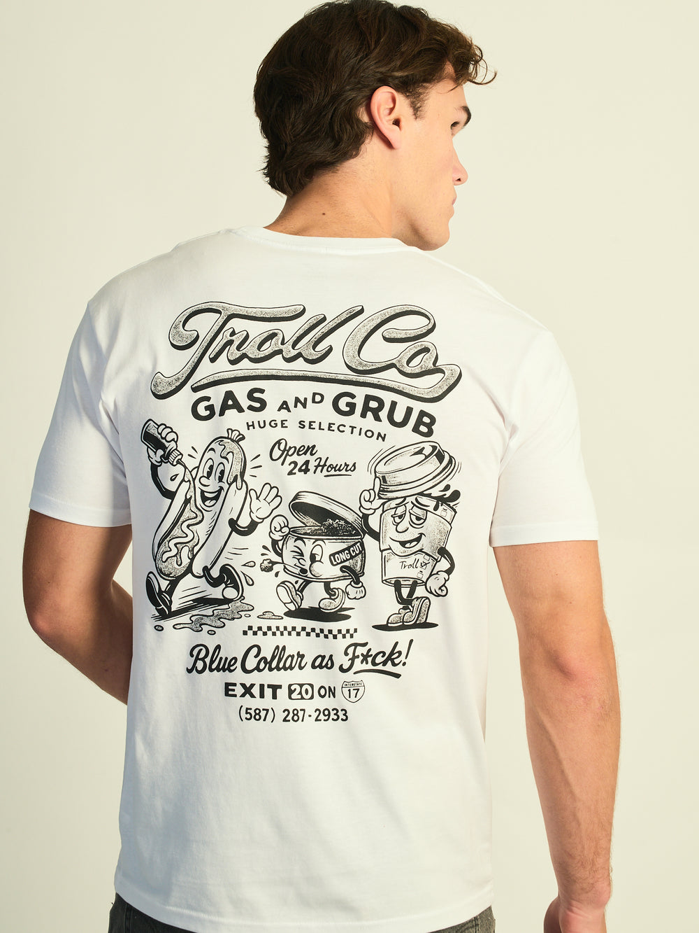TROLL CO. GAS AND GRUB T-SHIRT