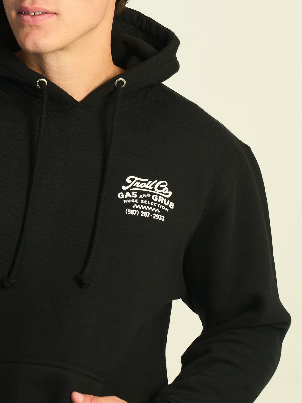 TROLL CO. GAS AND GRUB PULLOVER HOODIE