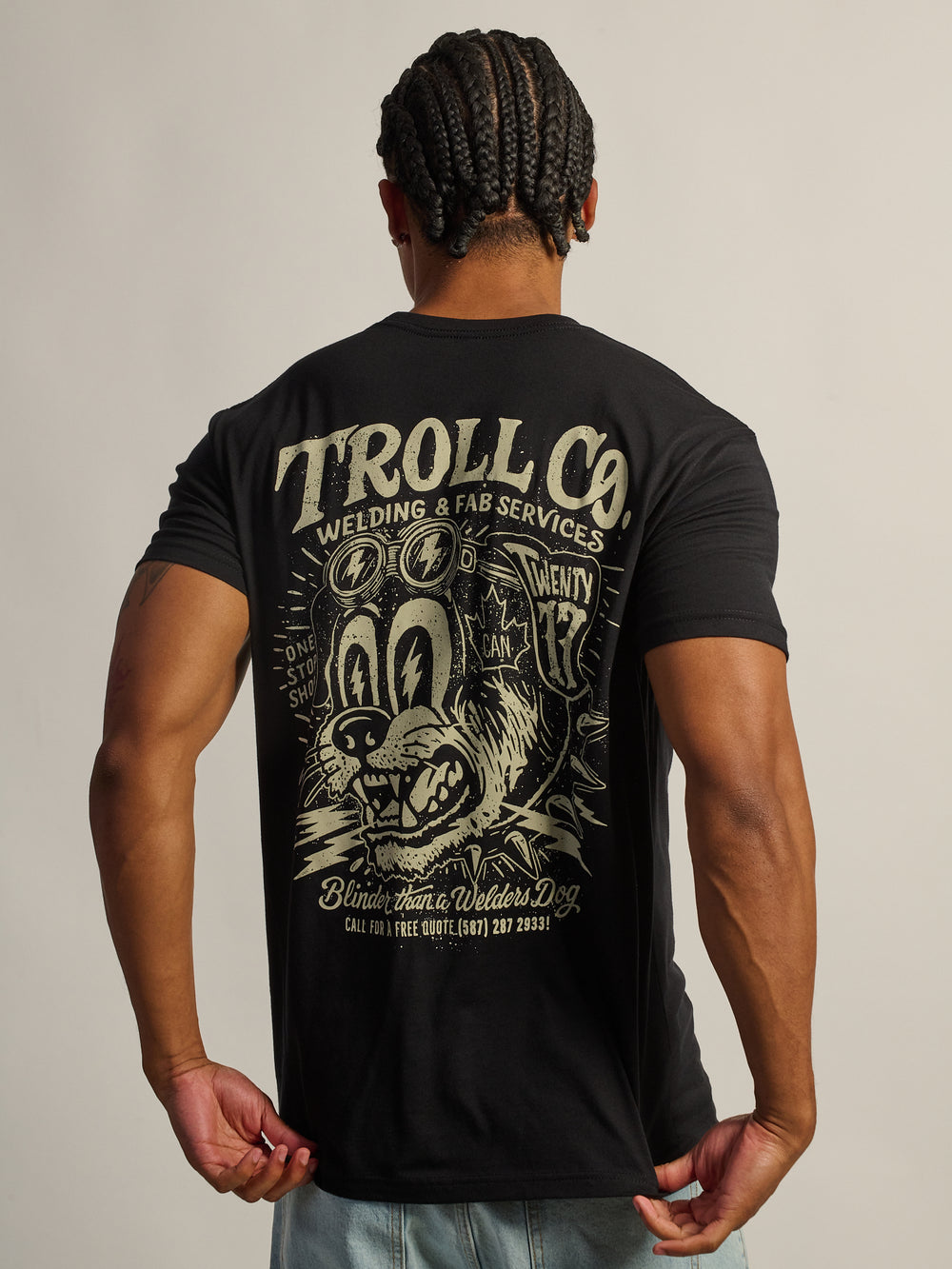 T-shirt TROLL CO. SOUDEURS CHIEN CANADA