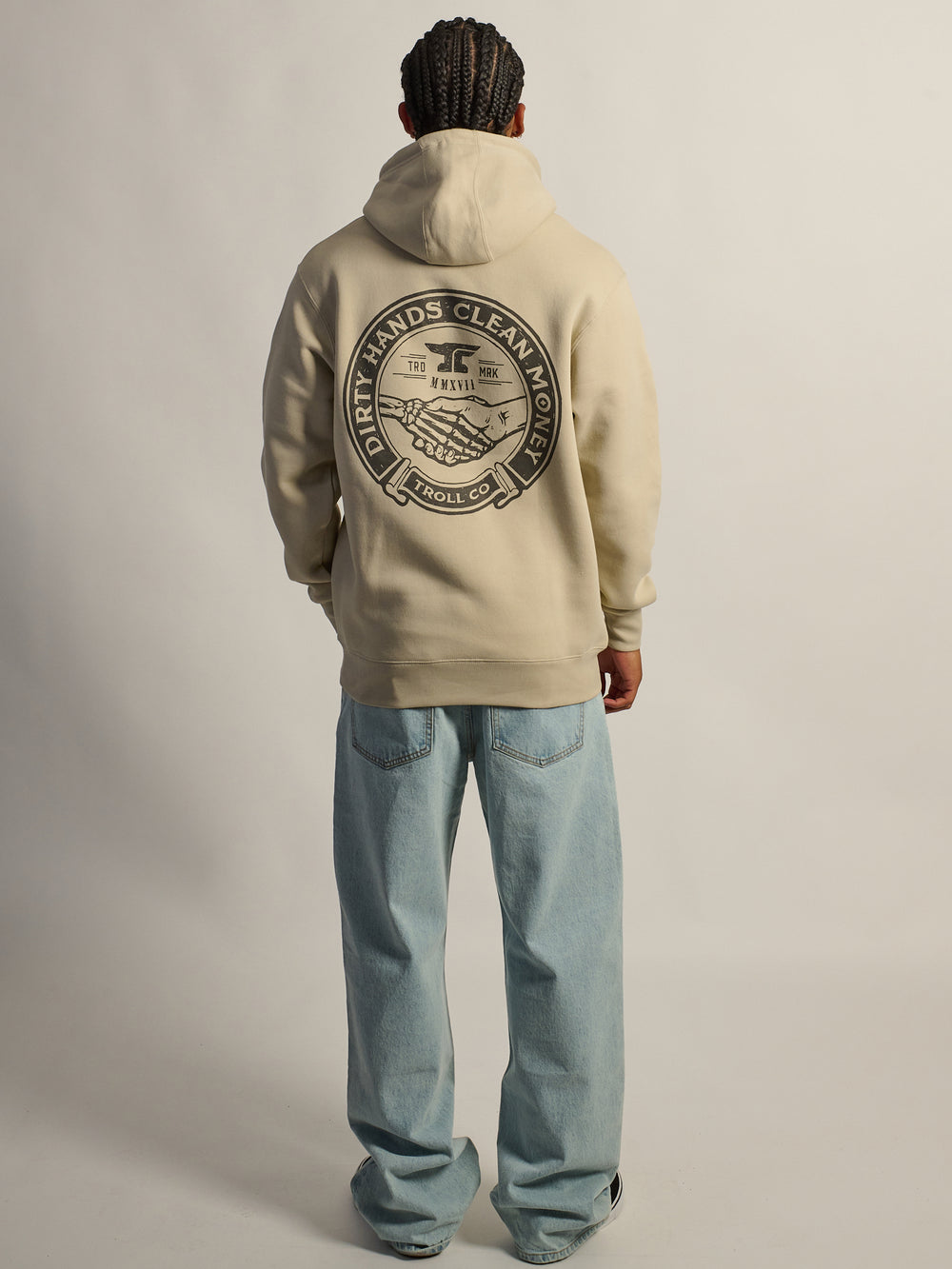 TROLL CO. HAGGLER SWEAT À CAPUCHE - SABLE