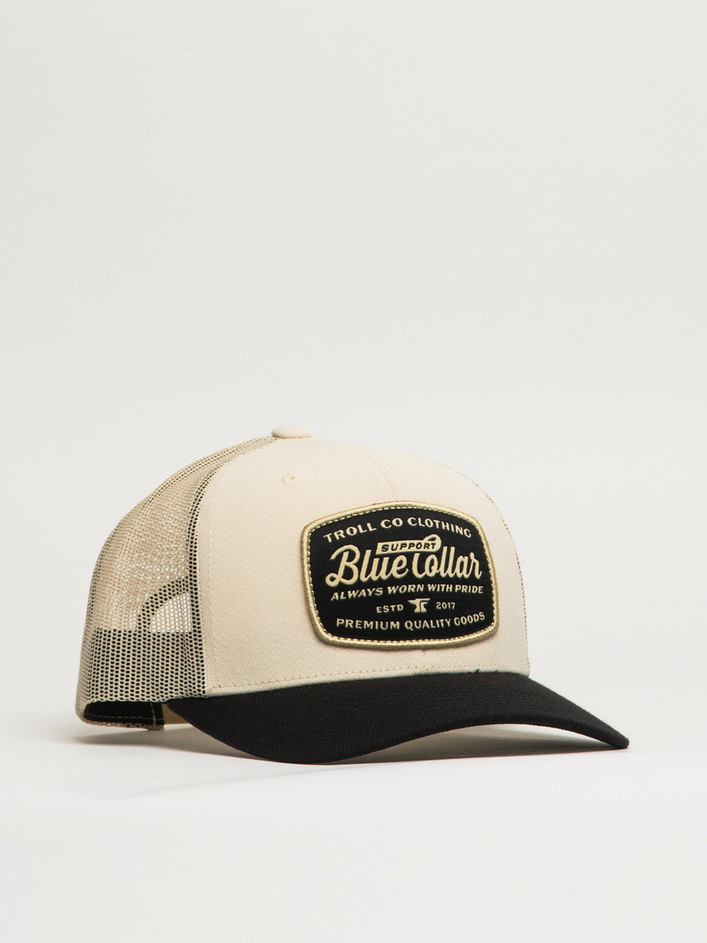 CASQUETTE TROLL CO. SBC WORN PROUD CURVED BRIM TRK HAT - NOIR