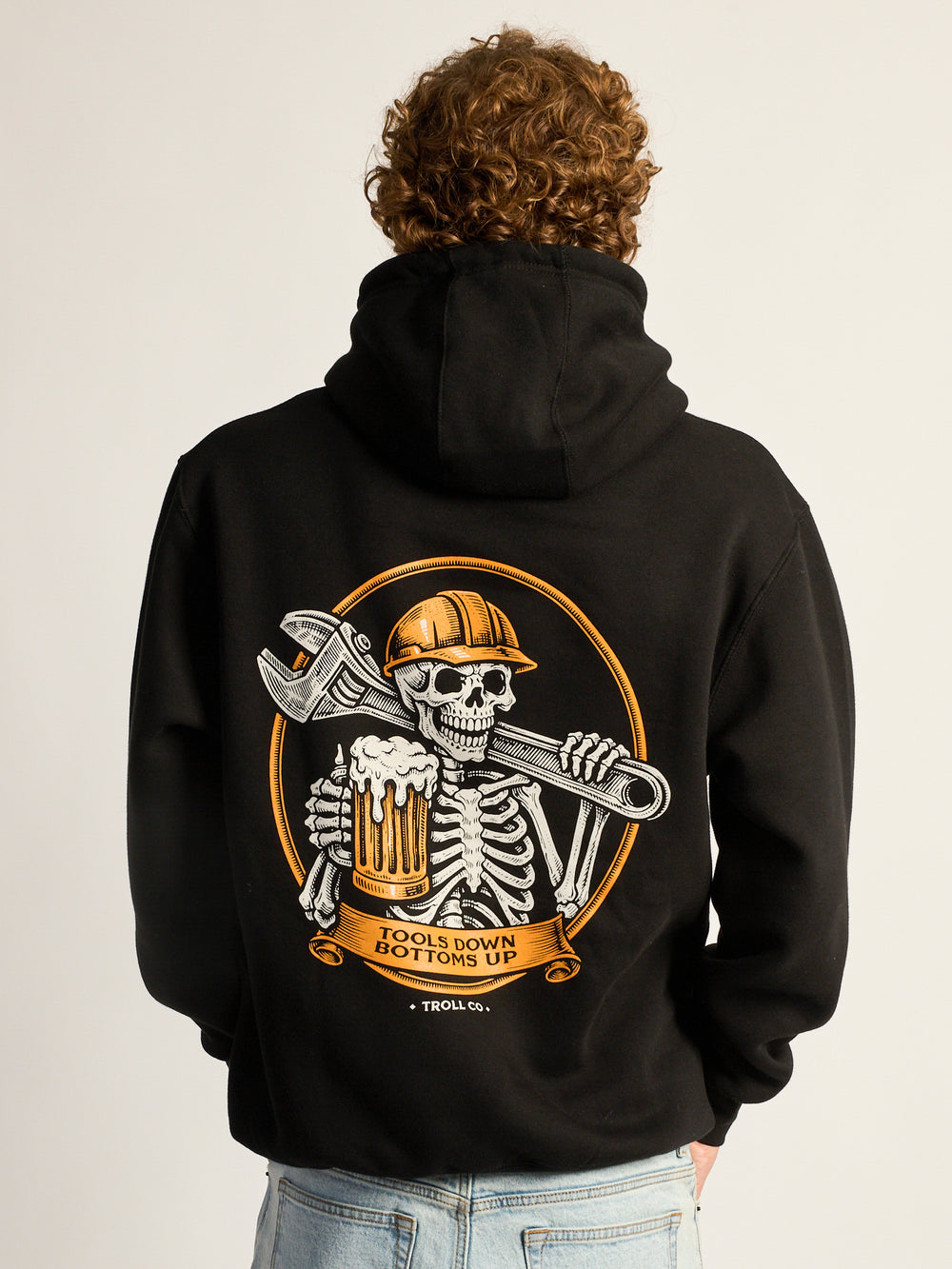 TROLL CO. TOOLS DOWN CHEERS PULL À CAPUCHE