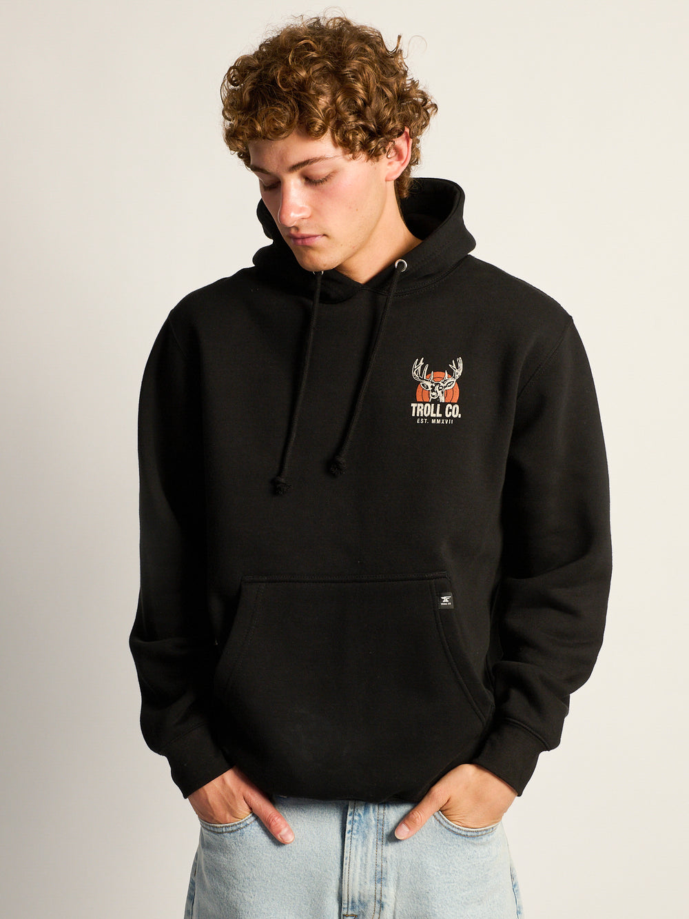 TROLL CO. BUCK OFF PULLOVER HOODIE