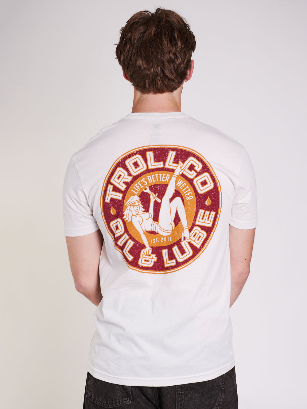 T-SHIRT HUILE ET LUBRIFIANT DE GARAGE TROLL CO.