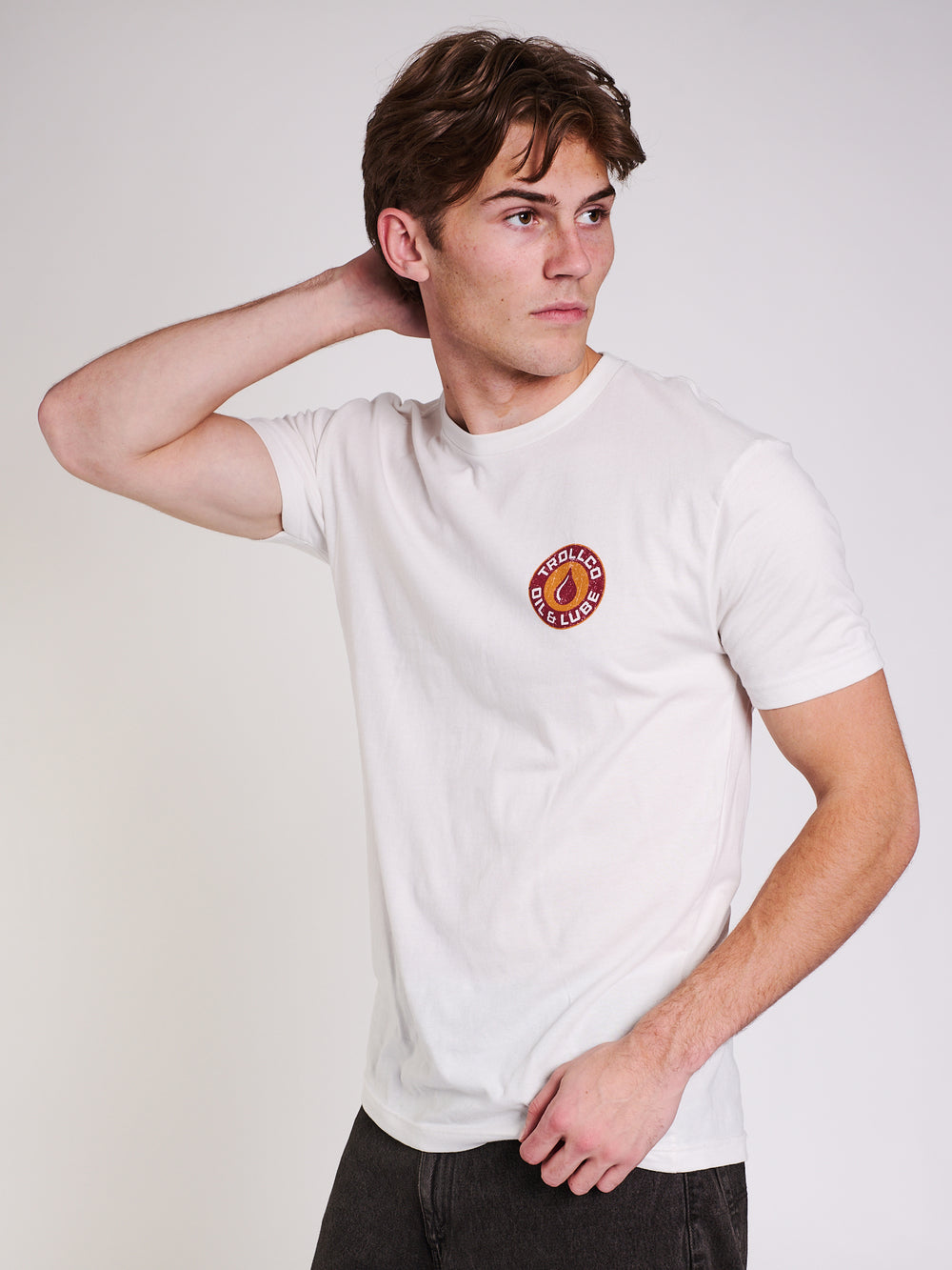 T-SHIRT HUILE ET LUBRIFIANT DE GARAGE TROLL CO.