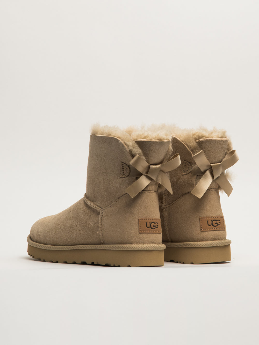 UGG WOMENS UGG MINI BAILEY BOW II BOOT - MOONBEAM - Boathouse