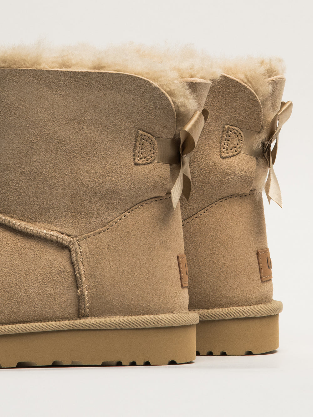 UGG WOMENS UGG MINI BAILEY BOW II BOOT - MOONBEAM - Boathouse