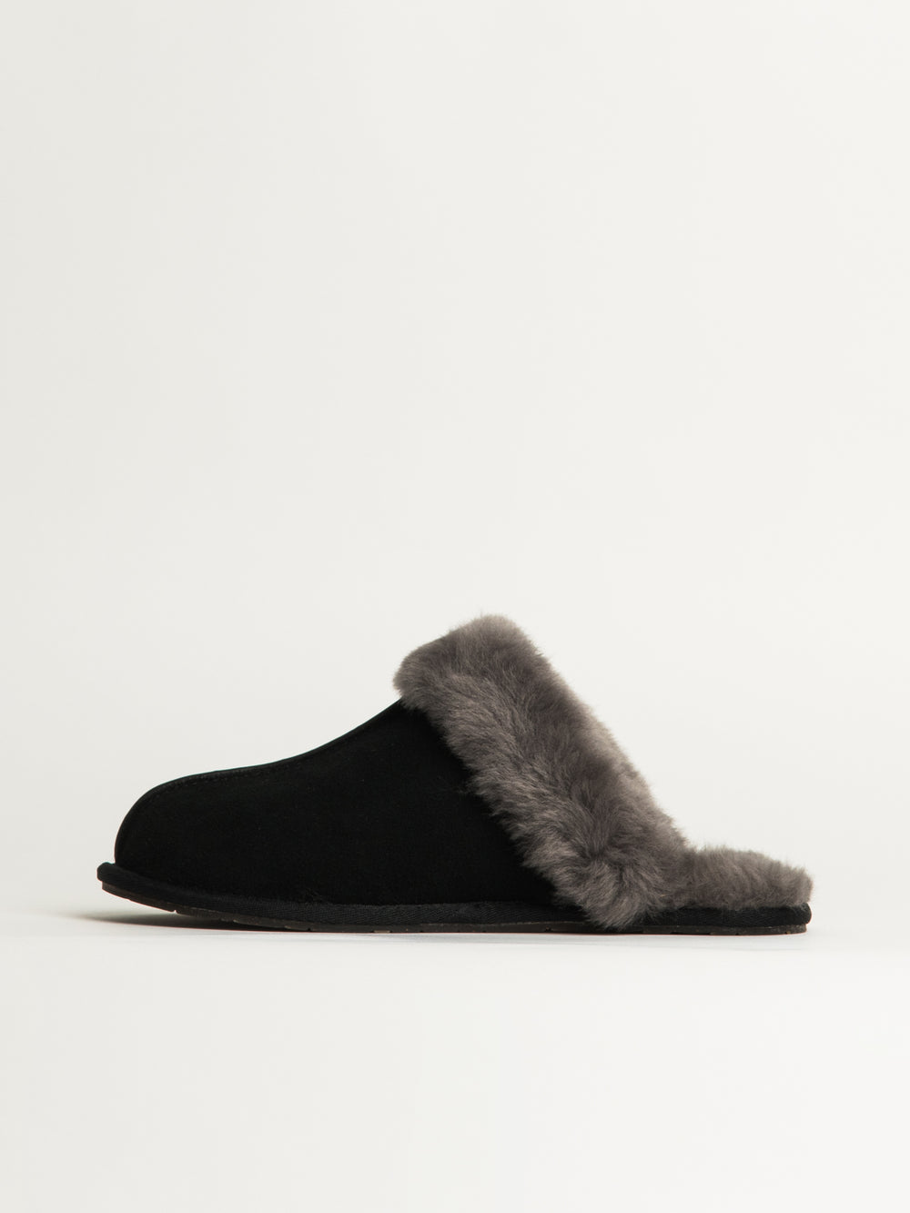 WOMENS UGG SCUFFETTE II SLIPPER - BLACK