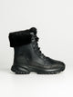 UGG WOMENS UGG YOSE FLUFF BOOT - BLACK - Boathouse