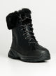 UGG WOMENS UGG YOSE FLUFF BOOT - BLACK - Boathouse