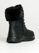 WOMENS UGG YOSE FLUFF BOOT - BLACK