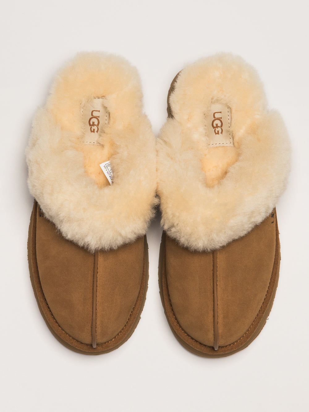 PANTOUFLE UGG DISQUETTE POUR FEMME - CHÂTAIGNE