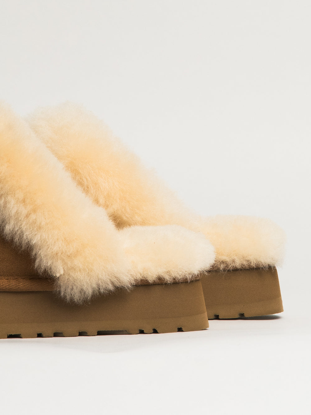 PANTOUFLE UGG DISQUETTE POUR FEMME - CHÂTAIGNE