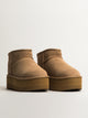 WOMENS UGG CLASSIC ULTRA MINI PLATFORM - SAND