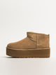 WOMENS UGG CLASSIC ULTRA MINI PLATFORM - SAND