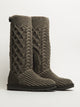 UGG WOMENS UGG CLASSIC CARDI CABLED KNIT BOOT - GREY - Boathouse