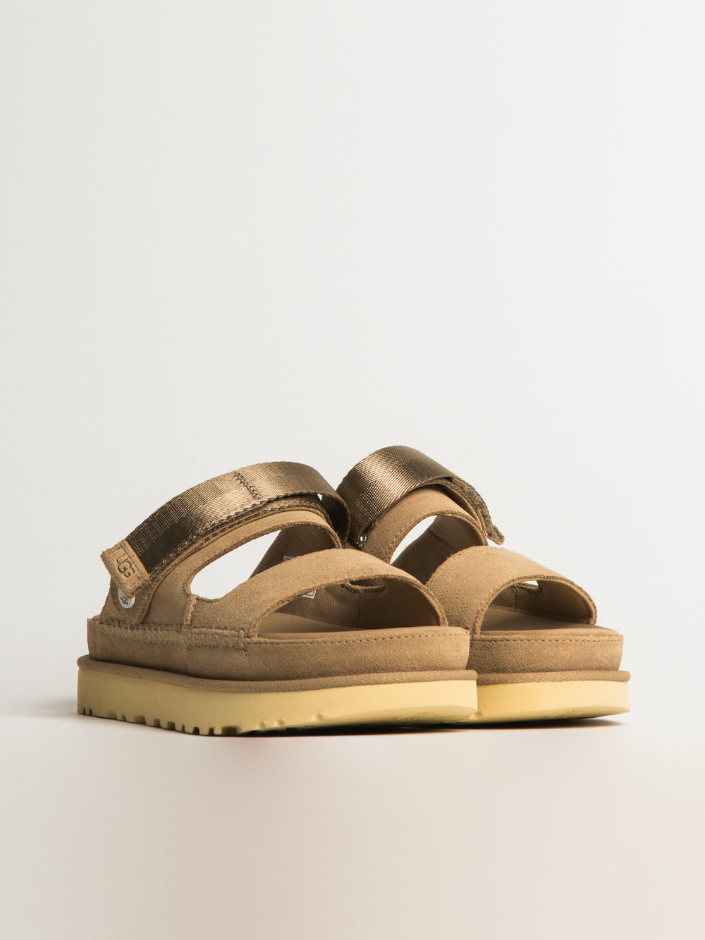 UGG GOLDENSTAR ADJUSTABLE SLIDE WOMENS - SAND