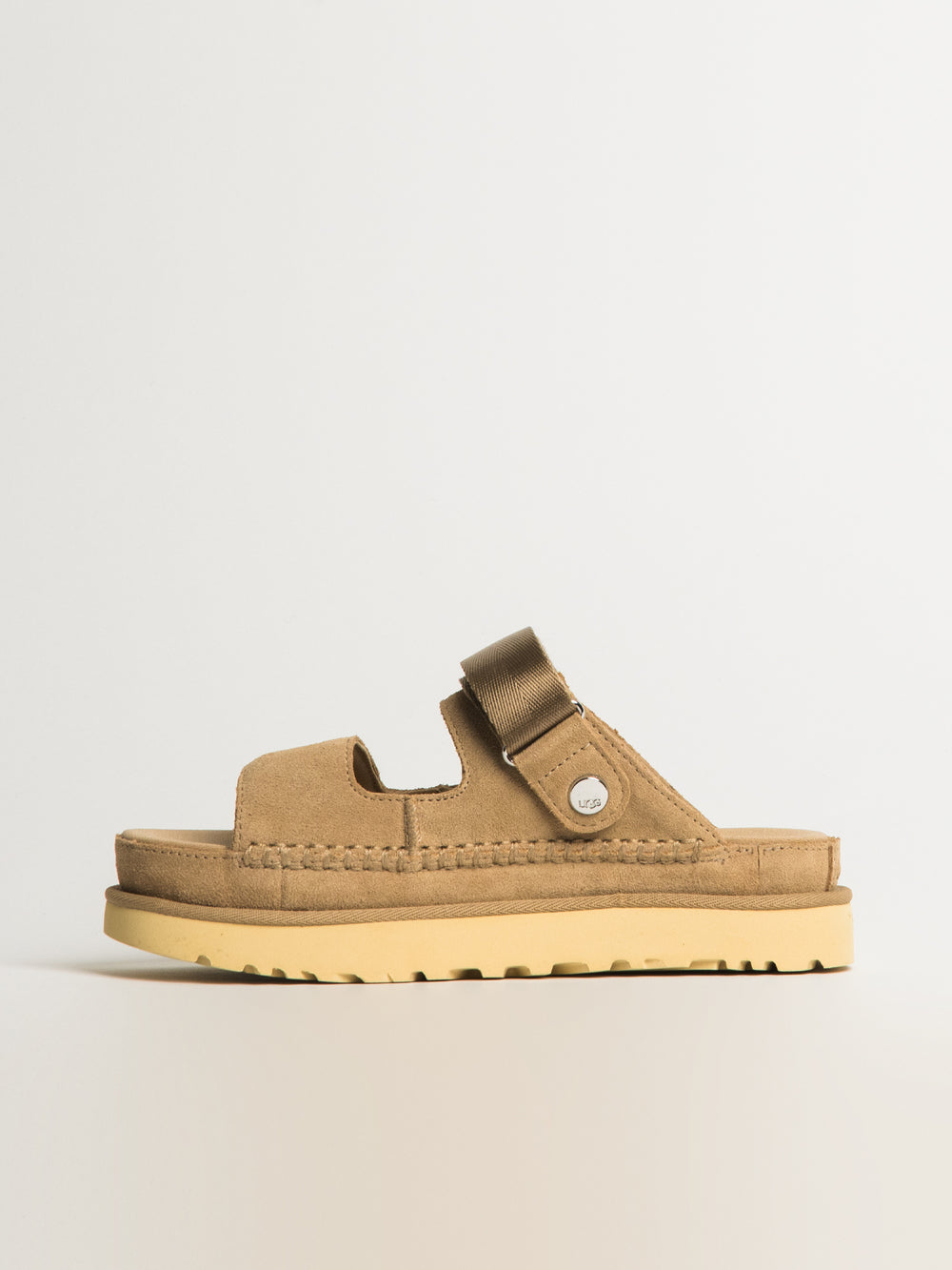 UGG GOLDENSTAR ADJUSTABLE SLIDE WOMENS - SAND