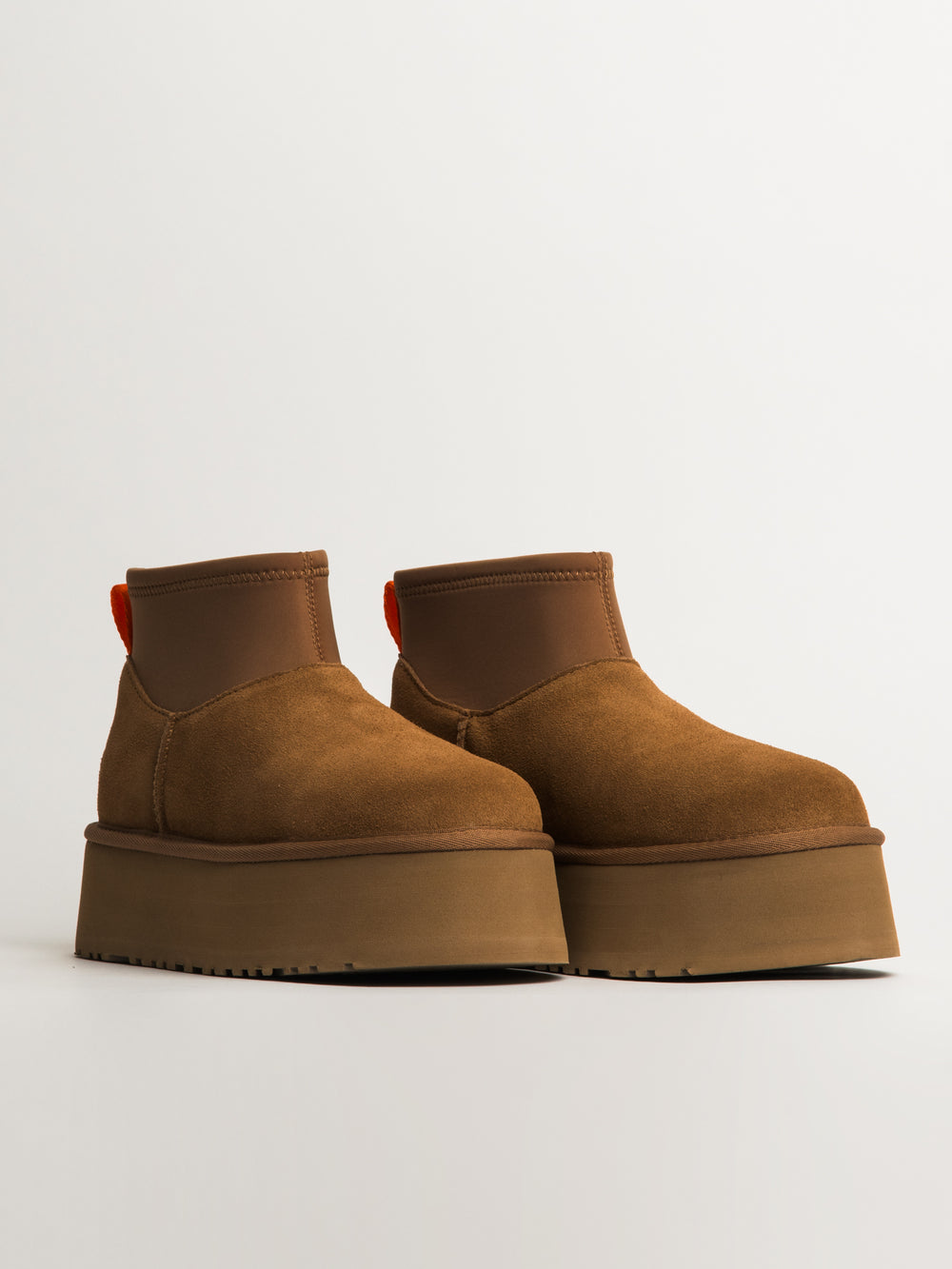 WOMENS UGG CLASSIC MINI DIPPER BOOT - CHESTNUT
