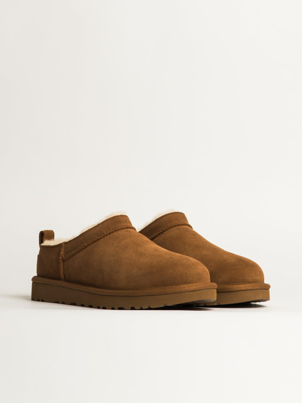 UGG CLASSIC MICRO PANTOUFLE FEMME- CHESTNUT