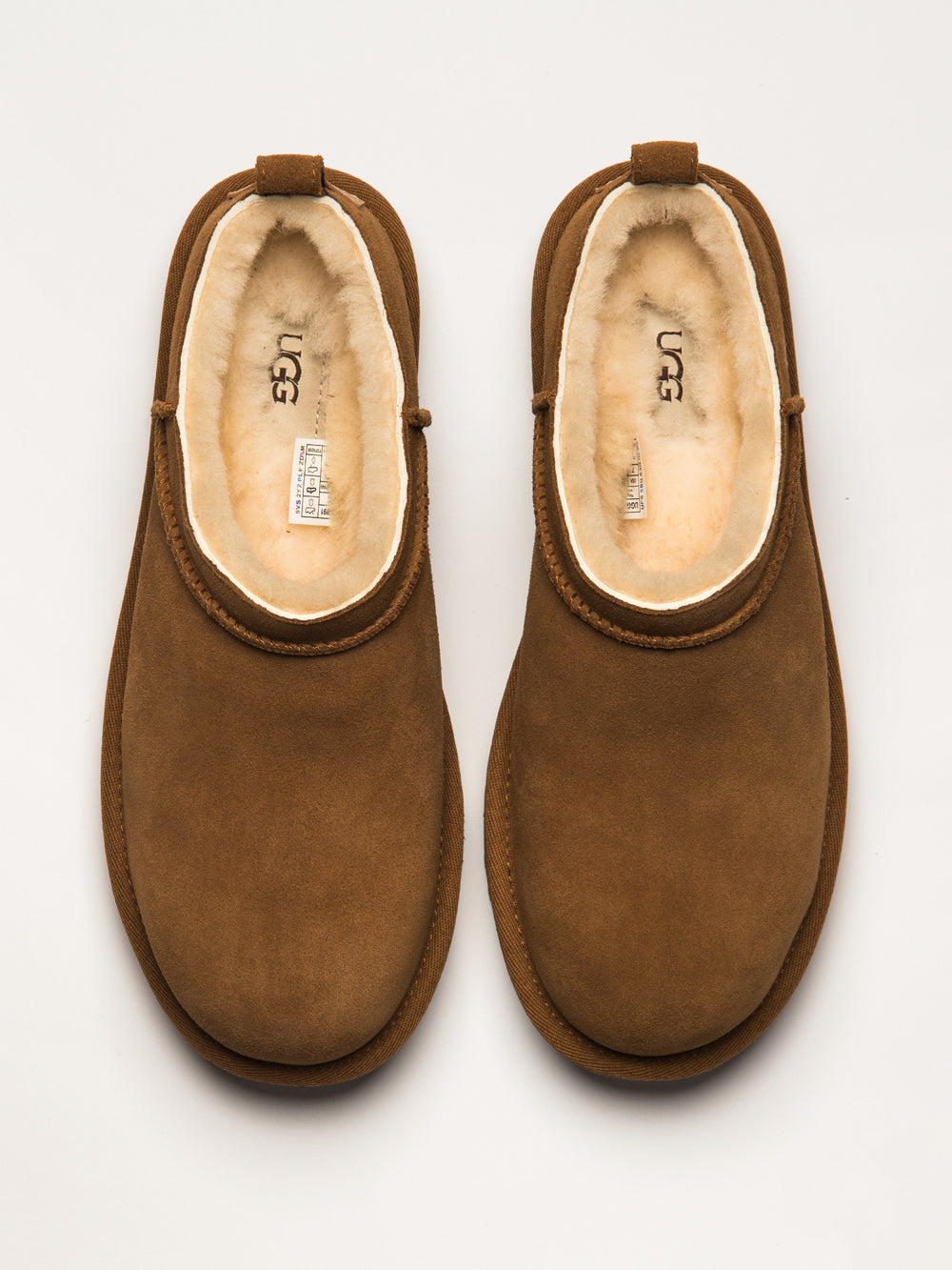 WOMENS UGG CLASSIC MICRO SLIPPER - CHESTNUT
