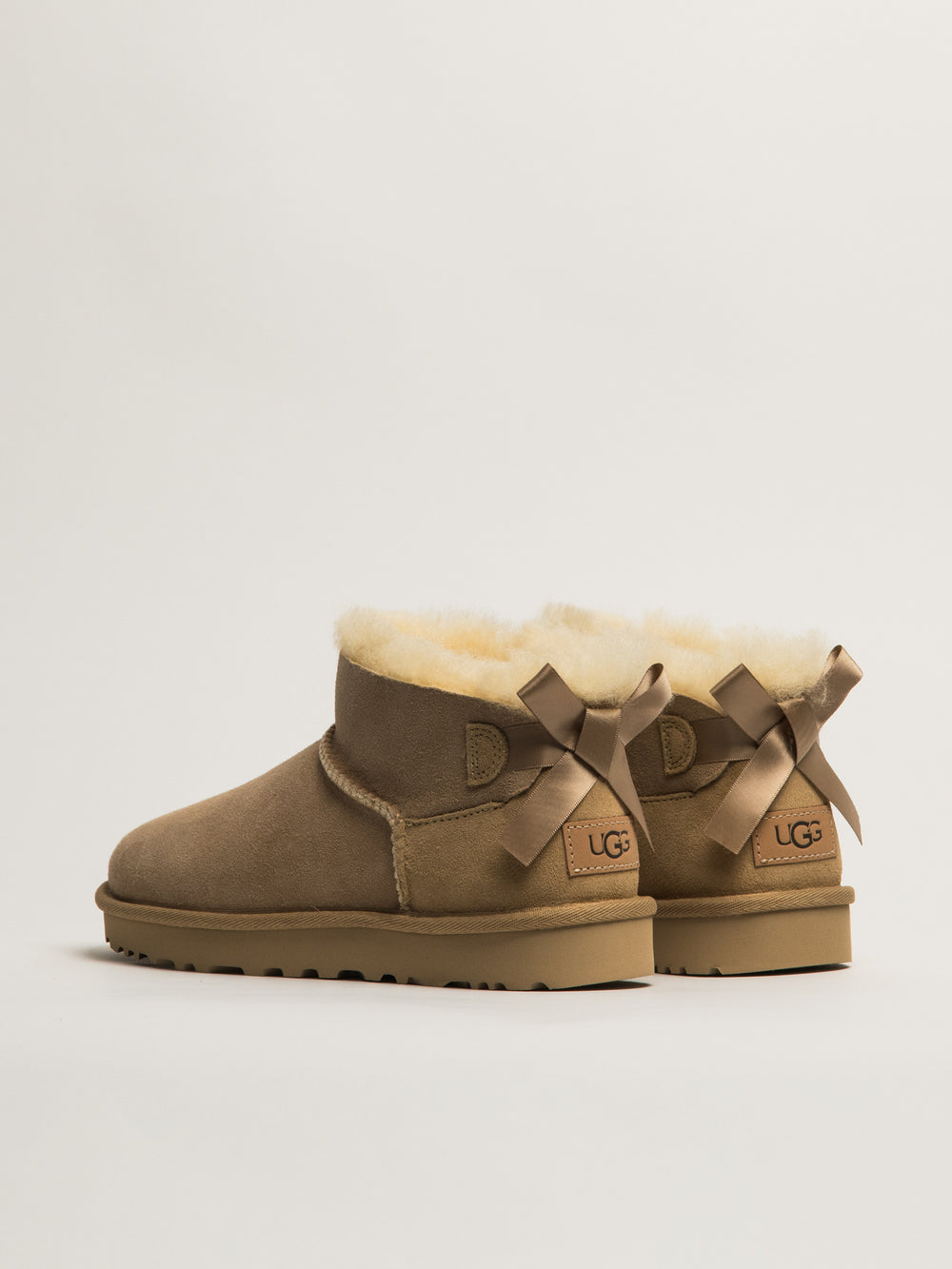 UGG ULTRA MINI BAILEY BOW BOOT - SABLE
