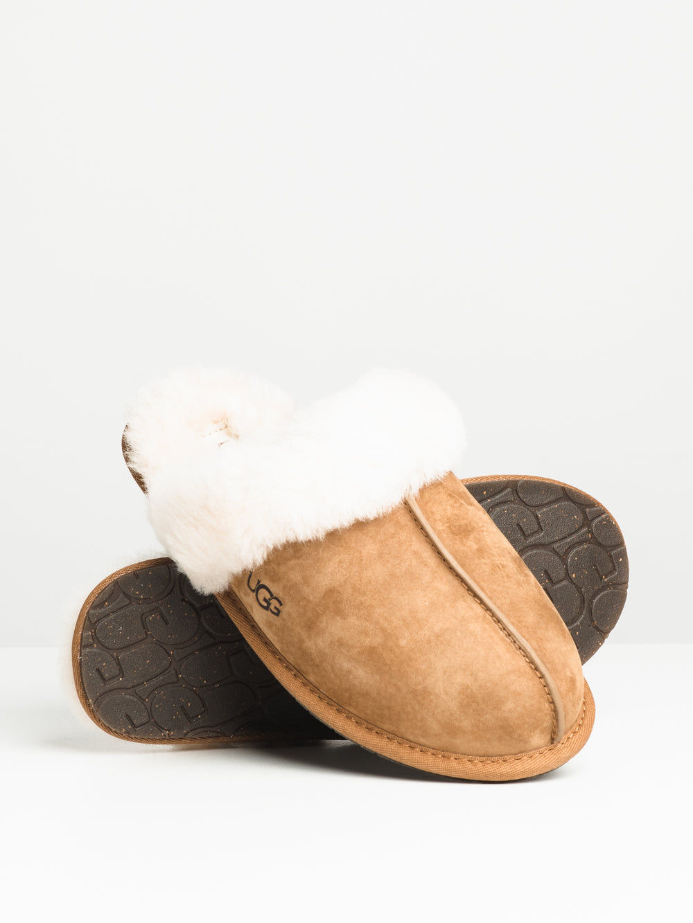 WOMENS UGG SCUFFETTE II SLIPPER - CHESTNUT