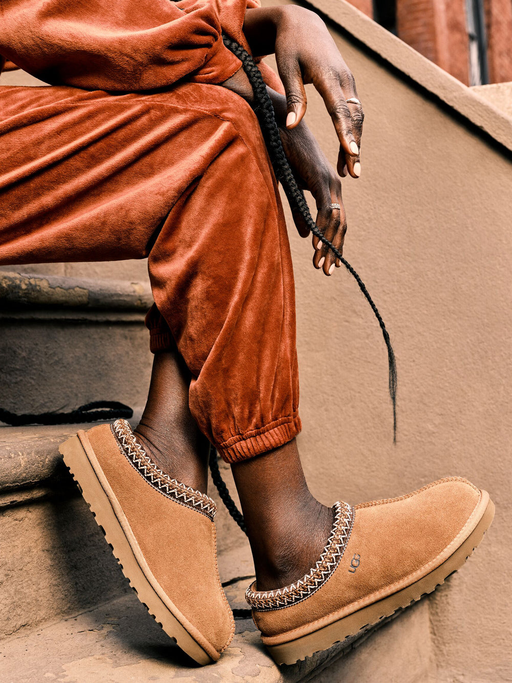 UGG WOMENS UGG TASMAN - CHESTNUT - Boathouse