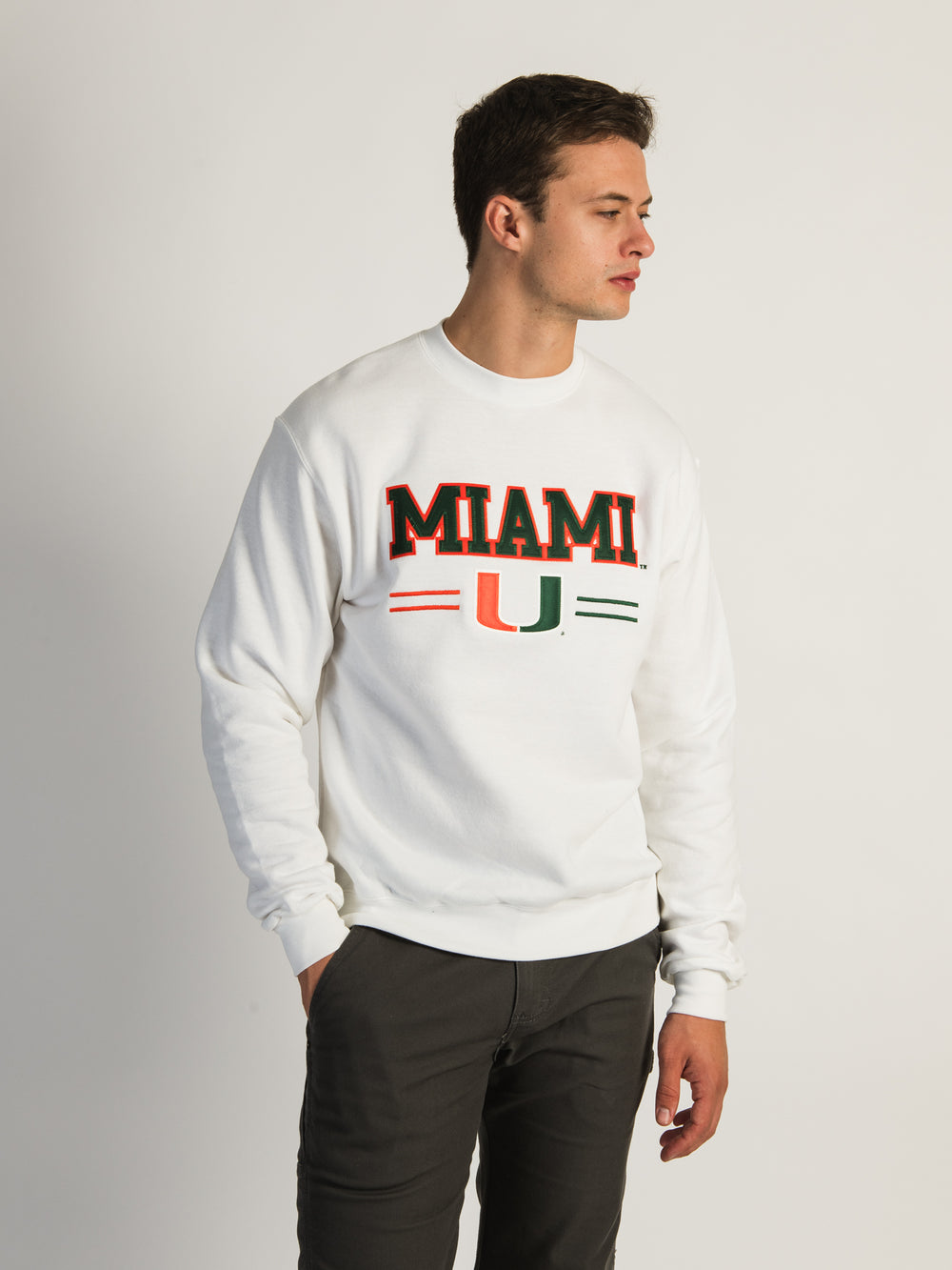 NCAA MIAMI U CREWNECK