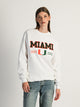 VARSITY NCAA MIAMI U CREWNECK - Boathouse